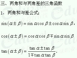 【江苏成人高考】复习资料理科数学-三角函数的诱导公式