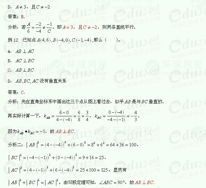 【江苏成考】复习资料文科数学讲义24--典型例题