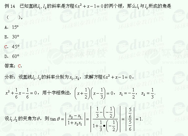 【江苏成考】复习资料文科数学讲义24--典型例题